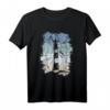80er Retro Leuchtturm & Möwen T-Shirt - Nordsee & Ostsee Urlaub am Meer, Maritimes Strand-Outfit für Norddeutschland-Fans
