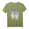 80er Retro Leuchtturm & Möwen T-Shirt - Nordsee & Ostsee Urlaub am Meer, Maritimes Strand-Outfit für Norddeutschland-Fans
