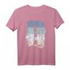 80er Retro Leuchtturm & Möwen T-Shirt - Nordsee & Ostsee Urlaub am Meer, Maritimes Strand-Outfit für Norddeutschland-Fans