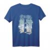 80er Retro Leuchtturm & Möwen T-Shirt - Nordsee & Ostsee Urlaub am Meer, Maritimes Strand-Outfit für Norddeutschland-Fans