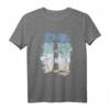 80er Retro Leuchtturm & Möwen T-Shirt - Nordsee & Ostsee Urlaub am Meer, Maritimes Strand-Outfit für Norddeutschland-Fans