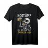 Lustiges Halloween T-Shirt mit Spruch »Kostüm? Ich Bin Nur Zum Trinken Hier« – Perfektes Kostüm, Deko und Geschenk für Gruselpartys