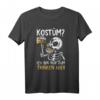 Lustiges Halloween T-Shirt mit Spruch »Kostüm? Ich Bin Nur Zum Trinken Hier« – Perfektes Kostüm, Deko und Geschenk für Gruselpartys