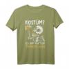 Lustiges Halloween T-Shirt mit Spruch »Kostüm? Ich Bin Nur Zum Trinken Hier« – Perfektes Kostüm, Deko und Geschenk für Gruselpartys