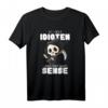 So viele Idioten aber nur eine Sense Misanthrop T-Shirt – Lustiges Gothic Halloween Shirt für Misantropen & Humorliebhaber