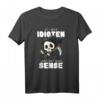 So viele Idioten aber nur eine Sense Misanthrop T-Shirt – Lustiges Gothic Halloween Shirt für Misantropen & Humorliebhaber