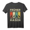 Früher war ich normal jetzt habe ich Hasen T-Shirt – Lustiges Tiermotiv für Hasenbesitzer und Fans
