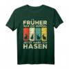 Früher war ich normal jetzt habe ich Hasen T-Shirt – Lustiges Tiermotiv für Hasenbesitzer und Fans