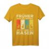 Früher war ich normal jetzt habe ich Hasen T-Shirt – Lustiges Tiermotiv für Hasenbesitzer und Fans