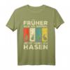 Früher war ich normal jetzt habe ich Hasen T-Shirt – Lustiges Tiermotiv für Hasenbesitzer und Fans