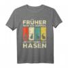 Früher war ich normal jetzt habe ich Hasen T-Shirt – Lustiges Tiermotiv für Hasenbesitzer und Fans