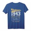 81 Jahre Oldtimer 1943 Einzelstück Vintage T-Shirt - Perfekt als Geschenk & Party-Outfit zum 81. Geburtstag