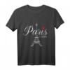 Eiffelturm T-Shirt für Männer, Damen & Kinder – Frankreich Souvenir mit Flagge & Monaco Fahne für Paris, Nizza, Marseille & Monaco