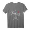 Eiffelturm T-Shirt für Männer, Damen & Kinder – Frankreich Souvenir mit Flagge & Monaco Fahne für Paris, Nizza, Marseille & Monaco