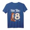 Kinder Fuchs Geburtstags T-Shirt für Mädchen - 8 Jahre, Süßes Party-Shirt für kleine Prinzessinnen und Fuchsliebhaber