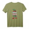 Oma Elfe Weihnachtsoutfit Partnerlook Geschenk Weihnachten - Festliches T-Shirt mit Elfenhut, Socken & Schneeflocken für die Feiertage