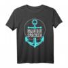 Moin Ihr Spacken Anker Matrose Kapitän Meer Lustig T-Shirt – Maritimes Humor Design für Seemänner & Hafenliebhaber