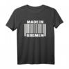 Bremen Barcode T-Shirt – Klassisch geschnitten, doppelt genähter Saum, perfekt für Stadtliebhaber und Heimatstolz