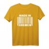 Bremen Barcode T-Shirt – Klassisch geschnitten, doppelt genähter Saum, perfekt für Stadtliebhaber und Heimatstolz