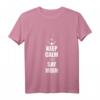 Damen Keep Calm and say Moin - Küste Norddeutsche Sprüche Geschenk T-Shirt mit V-Ausschnitt für Norddeutsche & Meerliebhaber