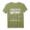 Lustiges Plattdeutsch Möwe noch een Möwe T-Shirt – Geschenkidee für Norddeutschland, Küste & Meerliebhaber