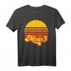 Moin Retro Norden Nordlicht Liebe Meer Urlaub Geschenk T-Shirt – Perfekt für Norddeutsche, Freunde & Urlauber