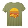 Moin Retro Norden Nordlicht Liebe Meer Urlaub Geschenk T-Shirt – Perfekt für Norddeutsche, Freunde & Urlauber