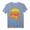 Moin Retro Norden Nordlicht Liebe Meer Urlaub Geschenk T-Shirt – Perfekt für Norddeutsche, Freunde & Urlauber