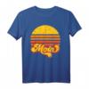 Moin Retro Norden Nordlicht Liebe Meer Urlaub Geschenk T-Shirt – Perfekt für Norddeutsche, Freunde & Urlauber