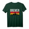 Bremen Skyline Shirt mit Deutschland Flagge - Lustiges Bremen Souvenir & Geschenk für Männer, Frauen & Kinder