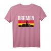 Bremen Skyline Shirt mit Deutschland Flagge - Lustiges Bremen Souvenir & Geschenk für Männer, Frauen & Kinder