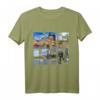 Bremen Stadtbild T-Shirt – Hansestadt Bremen Souvenir mit Sögestraße, Weser & Marktplatz Motiv