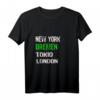 Stadtnamen T-Shirt mit New York, Bremen, Tokio & London – Perfektes Reisesouvenir & Geschenkidee