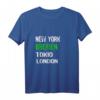Stadtnamen T-Shirt mit New York, Bremen, Tokio & London – Perfektes Reisesouvenir & Geschenkidee