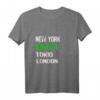Stadtnamen T-Shirt mit New York, Bremen, Tokio & London – Perfektes Reisesouvenir & Geschenkidee