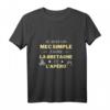 Herren Mec Simple 'Je t'aime Bretagne' T-Shirt – Lustiges Geschenk mit Bretonischem Humor, Ideal für Apero, Vatertag & Geburtstag