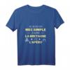 Herren Mec Simple 'Je t'aime Bretagne' T-Shirt – Lustiges Geschenk mit Bretonischem Humor, Ideal für Apero, Vatertag & Geburtstag