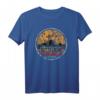 Düsseldorf Skyline Silhouette T-Shirt - Retro Vintage Design mit Wahrzeichen für Düsseldorf Fans & Enthusiasten