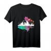 Farbenfrohes Frankfurt Skyline T-Shirt – Perfektes Geschenk für Frankfurt-Liebhaber zum Geburtstag oder Weihnachten