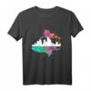 Farbenfrohes Frankfurt Skyline T-Shirt – Perfektes Geschenk für Frankfurt-Liebhaber zum Geburtstag oder Weihnachten