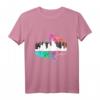 Farbenfrohes Frankfurt Skyline T-Shirt – Perfektes Geschenk für Frankfurt-Liebhaber zum Geburtstag oder Weihnachten