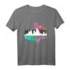 Farbenfrohes Frankfurt Skyline T-Shirt – Perfektes Geschenk für Frankfurt-Liebhaber zum Geburtstag oder Weihnachten