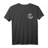 Zen as Fuck Funny Sarcasm Enso Circle Buddha Side Print T-Shirt – Humorvolles Geschenk für Achtsamkeit, Yoga, Meditation und Erwachsene