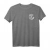 Zen as Fuck Funny Sarcasm Enso Circle Buddha Side Print T-Shirt – Humorvolles Geschenk für Achtsamkeit, Yoga, Meditation und Erwachsene