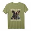 Französische Bulldogge T-Shirt mit Spruch 'Der Kaffee ist kaputt ich bin immer noch müde' – Lustiges Design für Kaffeeliebhaber und Frenchie-Fans