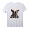 Französische Bulldogge T-Shirt mit Spruch 'Der Kaffee ist kaputt ich bin immer noch müde' – Lustiges Design für Kaffeeliebhaber und Frenchie-Fans