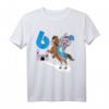 Kinder Ritter T-Shirt zum 6. Geburtstag mit Burg und Rüstung – Perfekt für Mittelalter- und Ritterparty
