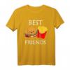 Burger und Pommes Frites Best Friends T-Shirt – Lustiges Geschenk für Freunde, Familie & Food-Liebhaber für Geburtstag oder Weihnachten
