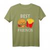 Burger und Pommes Frites Best Friends T-Shirt – Lustiges Geschenk für Freunde, Familie & Food-Liebhaber für Geburtstag oder Weihnachten