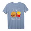 Burger und Pommes Frites Best Friends T-Shirt – Lustiges Geschenk für Freunde, Familie & Food-Liebhaber für Geburtstag oder Weihnachten